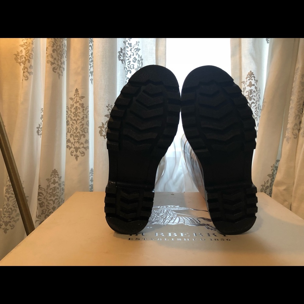 Tall Burberry Rain Boots - Picture 5 of 6